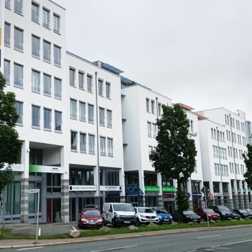 Außenansicht der Praxis