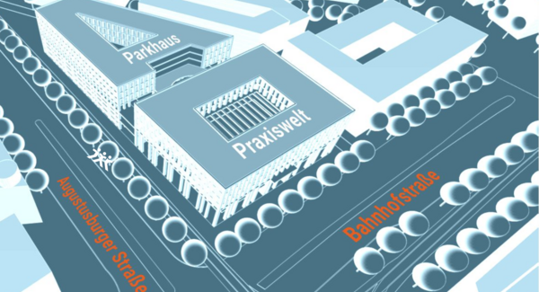 Lageplan der neuen Praxiswelt