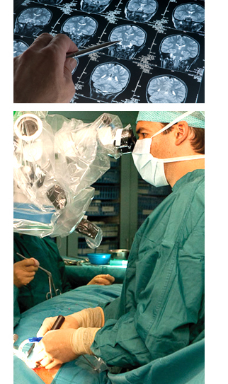 Dr. med. Philipp Duscha bei einer OP