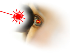 Vermessung des Auges berührungsfrei durch einen Laser