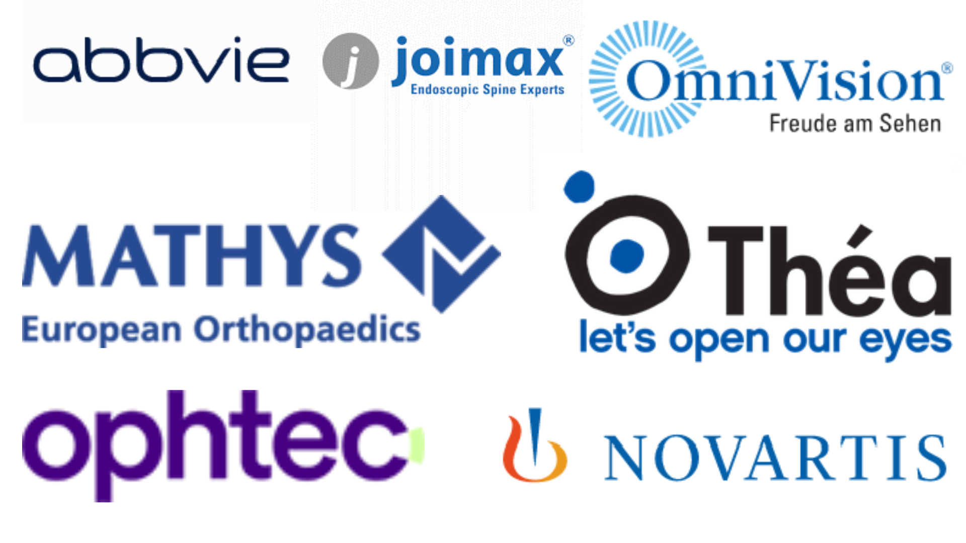 Übersicht der Sponsoren