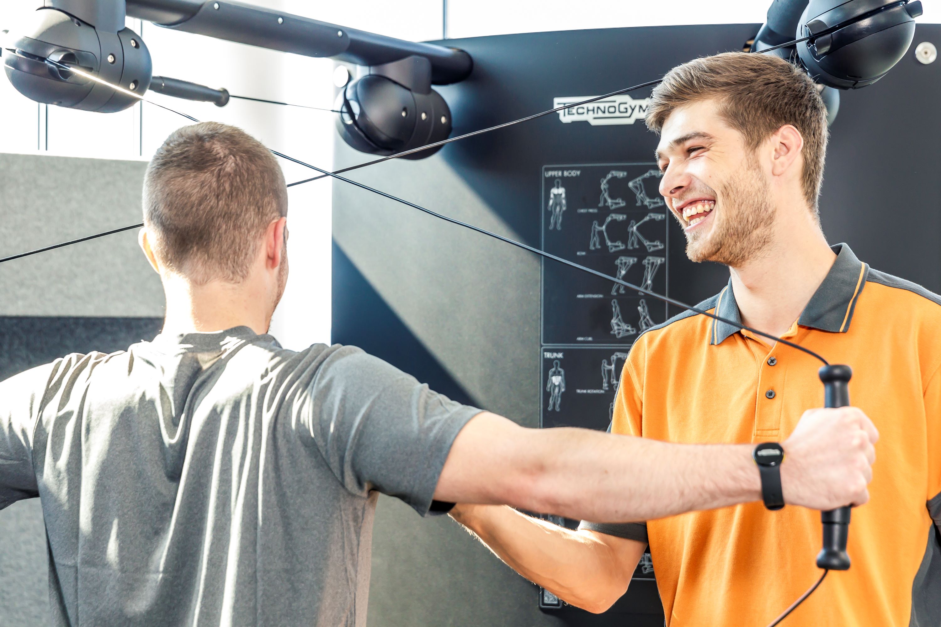 Patient bei T-RENA-Übung